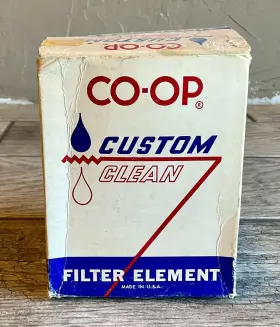 Co-18717 Vintage Co Op Custom Clean Filter Element Collectable