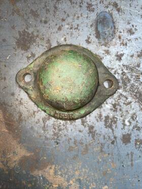 Vintage John Deere Parts A69r First Reduction Gear Bearing Cover For A Ar Ao G