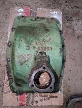 Vintage John Deere Parts B306r Tractor Rear End Cover For B 1940 Model