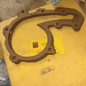 T-20142 Vintage Oliver Tractor Water Pump Gasket X 9