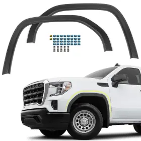 V-gcsl-19lm-q-p Vlincar Front Fender Flares Pair Compatible With Gmc Sierra 1500 2019 2020 2021 2022 V-gcsl-19lm-q-p Vlincar Front Fender Flares Pair Compatible With Gmc Sierra 1500 2019 2020 2021 2022