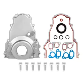 Tcc-001-ls Wangsheng Ls Front Timing Cover With Gasket And Bolts Kit Compatible Ls2/ls3/lsx Gen
