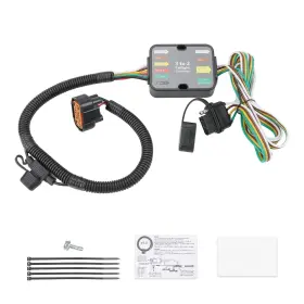 56420 Waterwich 4-pin Trailer Wiring Harness Compatible With Hyundai Santa Fe 2019-