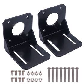 Weideer Ca-k-029-42 2pcs 42mm Stepper Motor Mounting Bracket Alloy Steel L-shape Fixed Se