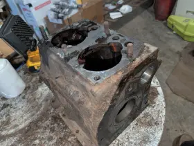 Ba51-4 Wisconsin Tfd Engine Block Assembly Great Shape 2 Cylinder Part
