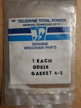 Qd838 Wisconsin Lot Of 5 Teledyne Breaker Points Gaskets Nos