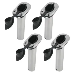 Yaemarine 609832363972 4pcs Stainless Steel Rod Holders With Rubber Cap Liner Gasket