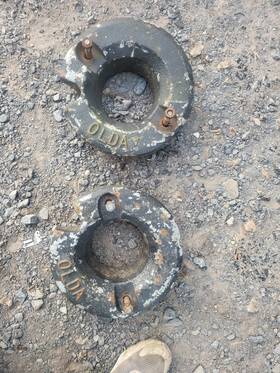 Yanmar Gt14 Rear 55lb Cast Iron Olda Wheel Weights