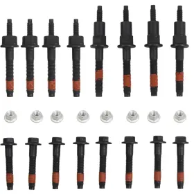 6505257aa Yzusgomumu Exhaust Manifold Stud Bolt Nut Kit Compatible With 1999-2009 Dodge Dakota Dur