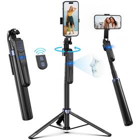 Zarcaco Es-b180 Auto Face Tracking Tripod 360 Rotation With Stand Android And Iphone H