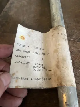 806708610 Zeter Nos Tractor Hand Hold 806708610 Zeter Nos Tractor Hand Hold