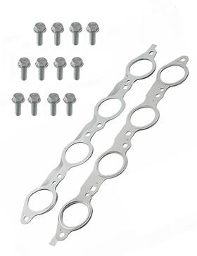 Zocsonu Zn 009 Ls Mls Exhaust Manifold Header Gasket Pair With Bolts Compatible Chevy