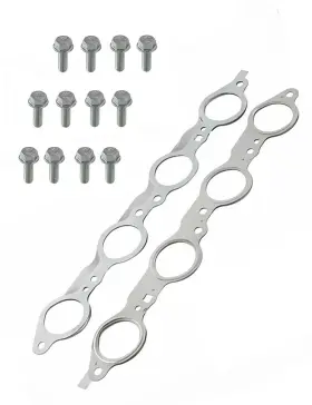 Zocsonu Zn 009 Ls Mls Exhaust Manifold Header Gasket Pair With Bolts Compatible Chevy