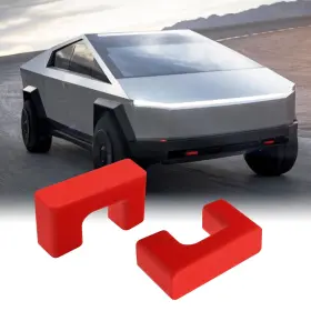 S-008 Zrolenca Tow Hook Covers Fit For Tesla Cybertruck Accessories 2024 2025 Hitch Red