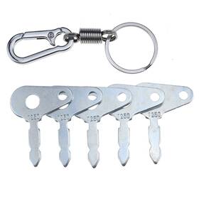 Ztuoauma 631089480058 5x Ignition Keys Part T250 For Massey Ferguson 231 Tractor Harvester Case New