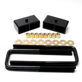 Zy Wheel Ty2r 2ftft Rear Leveling Lift Kits Blocks With U Bolts Compatible For 1995-2024 Toyo