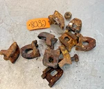1967 John Deere 4020 Tractor Rear Wheel Wedges Clamps Used. Price: $55.00.