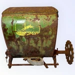 Vintage Antique John Deere Seed Hopper B13828B B13829B Barn Fresh Used. Price: $76.49.