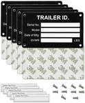 Trailer Vin Plate Data Tag Blank Model Identification Serial Number, M... New. Price: $57.81.