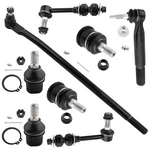 Boxi (set Of 8) Front Inner Outer Tie Rod Upper Lower Ball Joints Sway Bar En... New. Price: $124.09.