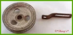 B1030R H922R * John Deere Generator Pulley W/ Adjusting Strap Unique Used. Price: $39.94.