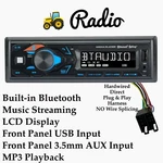 New Direct Plug & Play Case Ih Tractor Combine Radio Bluetooth, Usb, Aux, Am Fm. Price: $99.98.