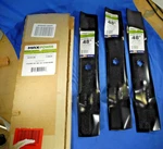 Maxpower 561812B 3-N-1 Blades 48" Cut John Deere Set Of Model GX21784 GY20852 New. Price: $29.99.