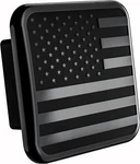 American Black Metal Flag Trailer Hitch Cover - Patriotic Plug New. Price: $15.15.