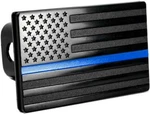 Everhitch Usa Black Flag Metal Cover With Blue Line (fits 2.5" Receiver) New. Price: $29.99.