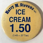 Vintage Harry Stevens Ice Cream Baseball Concessions Vendor Pin Staff Stadium. Price: $29.99.