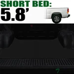 Topline For 2004-2007 Silverado/sierra 5.8 Feet Rubber Truck Bed Mat Liner V2 New. Price: $83.00.