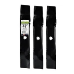 Maxpower 561812B Set Of 3-N-1 Blades For 48" Cut John Deere Replaces New. Price: $55.72.