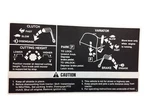 John Deere 110 112 Fender Deck Decal M47660 Nla New. Price: $49.65.