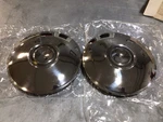2 Nos Chrome Metal John Deere Style Hub Caps 8 Pair Wheel Horse Bolens Tractor Open. Price: $59.99.