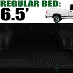 Topline For 1997-2000 Chevy/gmc C10 C/k 6.5 Ft Rubber Truck Bed Mat Liners Blk New. Price: $96.00.