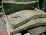 John Deere Tractor Front Slab Weights X3 Part #R27643R Tag #851OUTS Used. Price: $450.00.