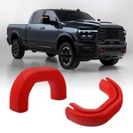 Techpicco Front Tow Hooks Covers For Ram 2500/3500 2019-2026, Hitch Red New. Price: $35.22.