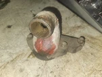 Vintage Massey Harris 444 Gas Tractor-engine Thermostat Housing G277 W Bolts Used. Price: $42.00.