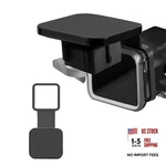 Trailer Hitch Cover, Tow Tube Dustproof Plug Cap Plain Black New. Price: $9.04.