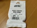 Tisco New Old Stock Part # 1005510M1 Brake Spring (3) Fits Massey Ferguson. Price: $14.44.