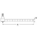 Tie Rod AT20943 Fits John Deere 1020 1520 2020 300 400 New. Price: $46.86.