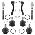 Boxi 8PCS Front Inner & Outer Tie Rods + Upper Lower Ball Joints For Nissan... New. Price: $106.68.