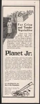 1921 S.l Allen Planet Seed Cultivate Plow Till Sow Garden Hoe 20206 Used. Price: $21.95.
