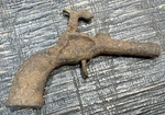 Rare J And Stevens Cast Iron Toy Cap, 1800'S Used. Price: $125.00.