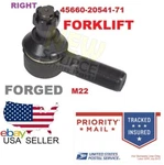 45660-20541-71 Toyota Forklift Tie Rod End Right Side -forged New. Price: $21.00.