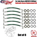 6X For John Deere AW29374 Hydraulic Hose Tractor Loader 5800PSI Replacement Kit New. Price: $102.99.