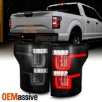 15-20 Ford F150 Dual U-led Tube Tail Light Rear Brake Lamp Black Smoke New. Price: $132.99.