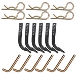 Lot Of 6 Box Blade Shanks Pins & Clips 4 Hole 18" Long Heat Treated New. Price: $580.99.