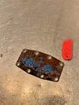 1985 Ford 1910 Tractor Lower Transmission Cover Plate Used. Price: $20.00.