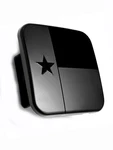 Texas State Flag Hitch Cover Plug (fits 2" Receiver, Black) New. Price: $22.51.